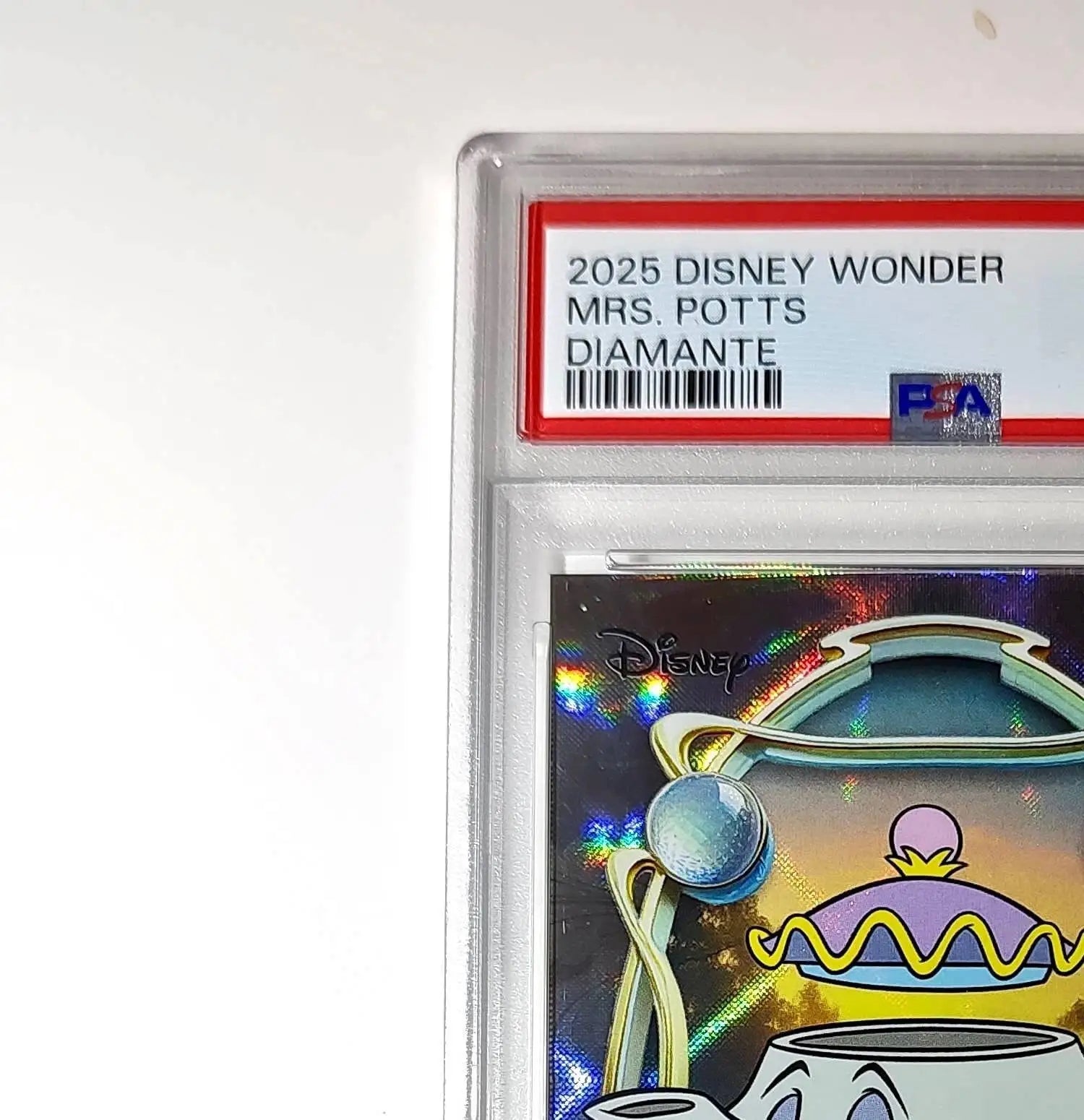 Mrs. Potts 2025 Topps Disney #48 Winter Variant Card Beauty and the Beast PSA 9 - Non-Sports Card Single