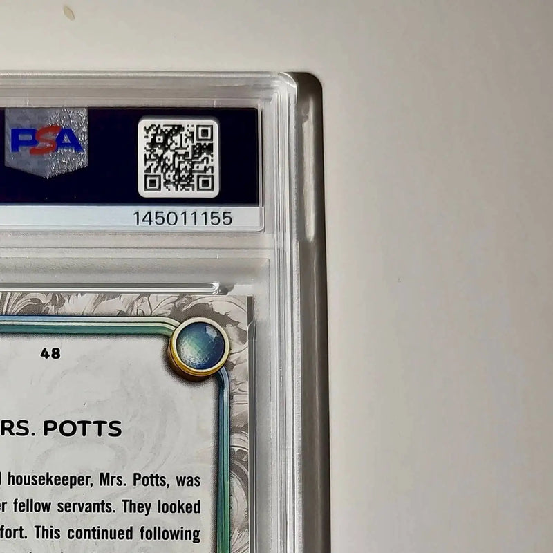 Mrs. Potts 2025 Topps Disney #48 Winter Variant Card Beauty and the Beast PSA 9 - Non-Sports Card Single