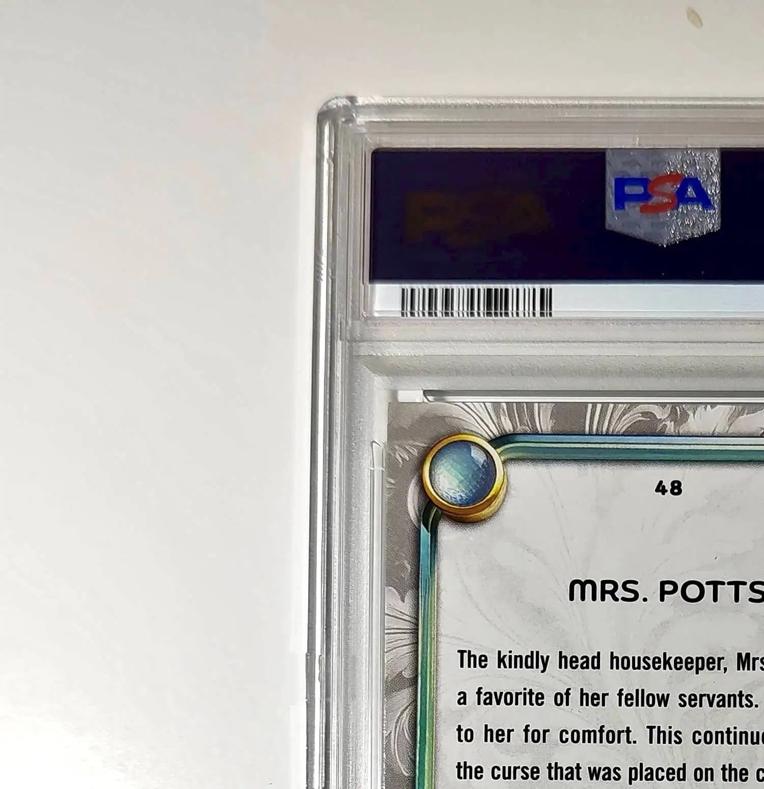Mrs. Potts 2025 Topps Disney #48 Winter Variant Card Beauty and the Beast PSA 9 - Non-Sports Card Single
