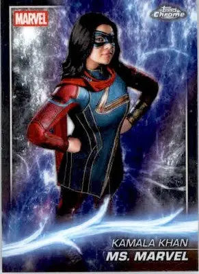 Ms. Marvel - 2025 Topps Chrome Marvel Studios - #136 - Non_sport - Non-Sports Card Single