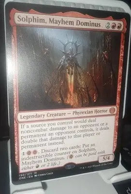 MTG 1x Solphim Mayhem Dominus #150 Phyrexia All Will Be One Magic the Gathering - Magic Card Single