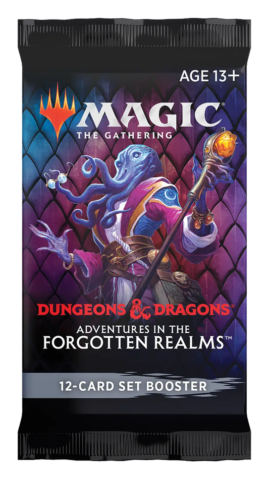MTG Dungeons & Dragons: Adventures in the Forgotten Realms - Set Booster Pack - Magic Card Box