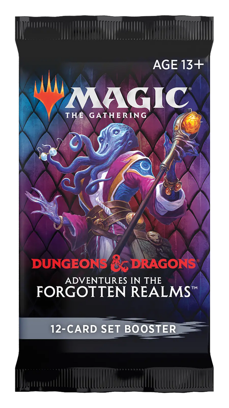 MTG Dungeons & Dragons: Adventures in the Forgotten Realms - Set Booster Pack - Magic Card Box