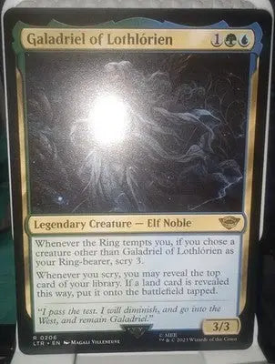 MTG Galadriel Of Lothlorien 206 Lord Of The Rings LOTR NM Reg Rare Legendary Cre - Magic Card Single