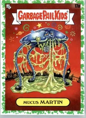 Mucus Martin - 2022 Topps Garbage Pail Kids: Book Worms - #17a - Booger Green - Non-Sports Card Single