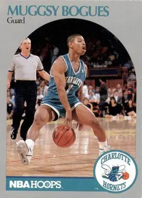 Muggsy Bogues - 1990-91 Hoops - #50 - Basketball - Basketball Card Single