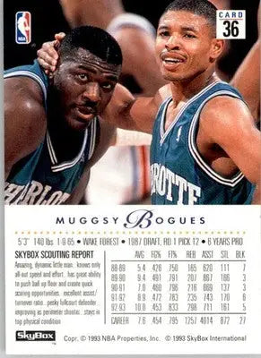 Muggsy Bogues - 1993-94 SkyBox Premium - #36 - Basketball - Basketball Card Single