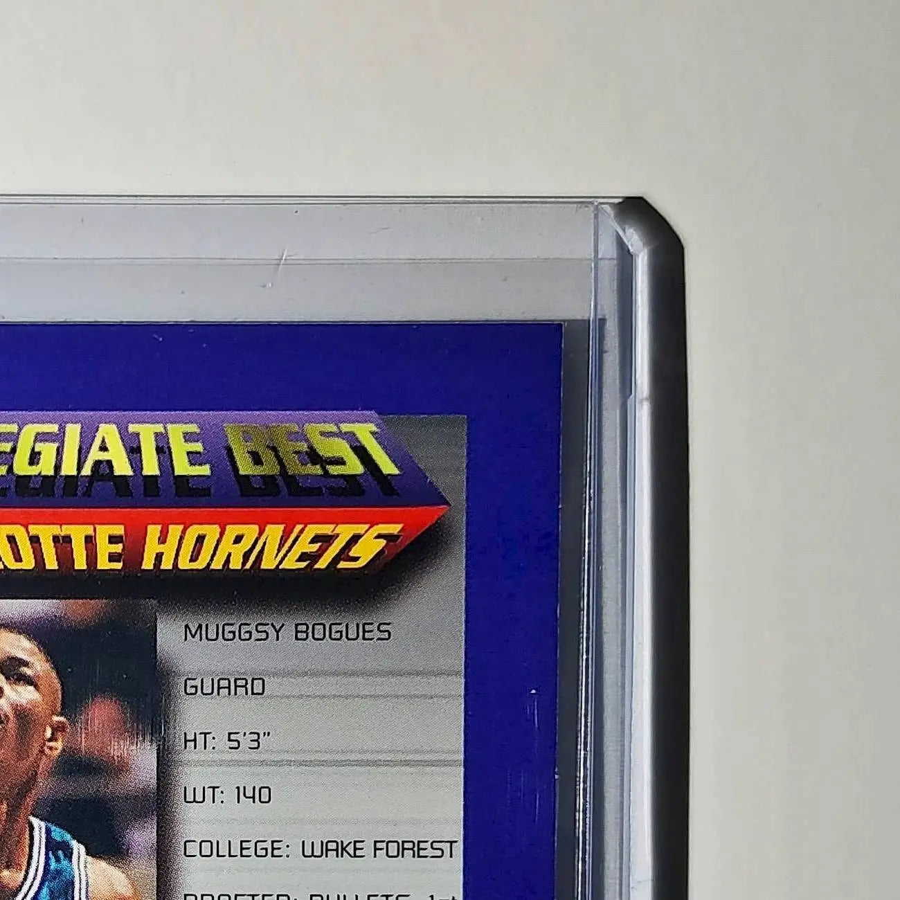 Muggsy Bogues 1994-95 Topps Finest #204 Collegiate Best