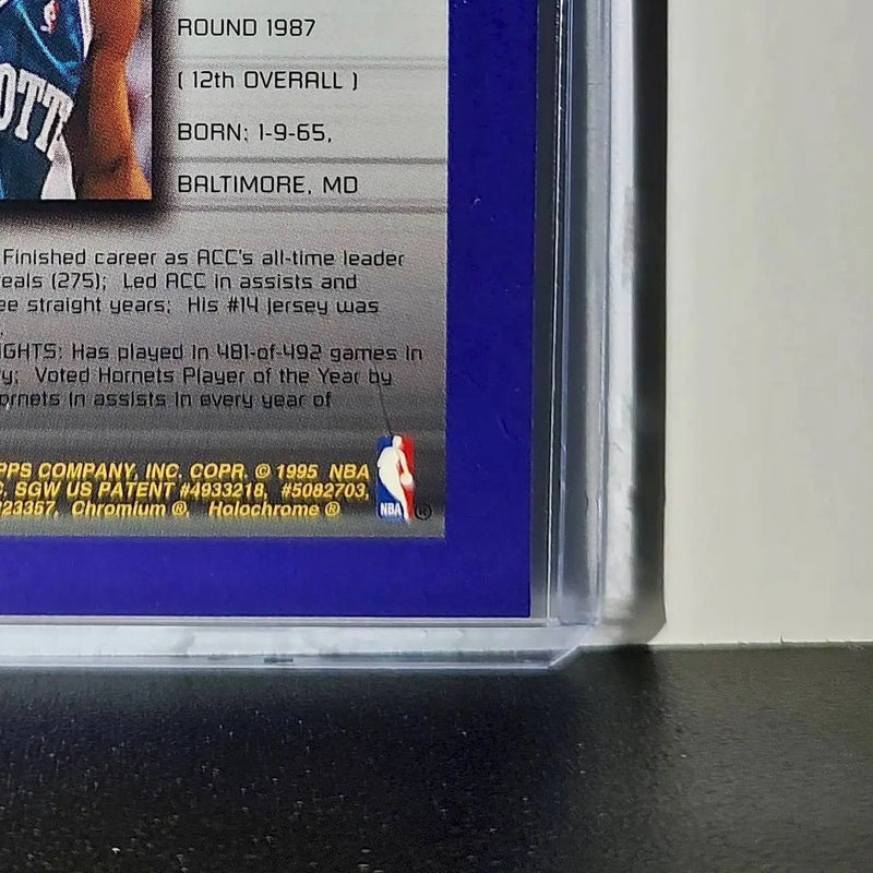 Muggsy Bogues 1994-95 Topps Finest #204 Collegiate Best
