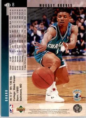 Muggsy Bogues - 1994-95 Upper Deck - #208 - Basketball - Basketball Card Single