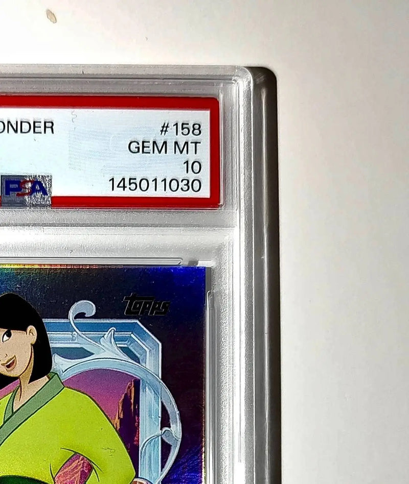 Mulan 2025 Topps Disney Cartoon Princess #158 Card Mulan PSA 10 - Non-Sports Card Single
