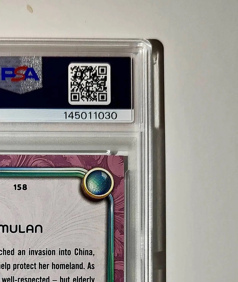 Mulan 2025 Topps Disney Cartoon Princess #158 Card Mulan PSA 10 - Non-Sports Card Single