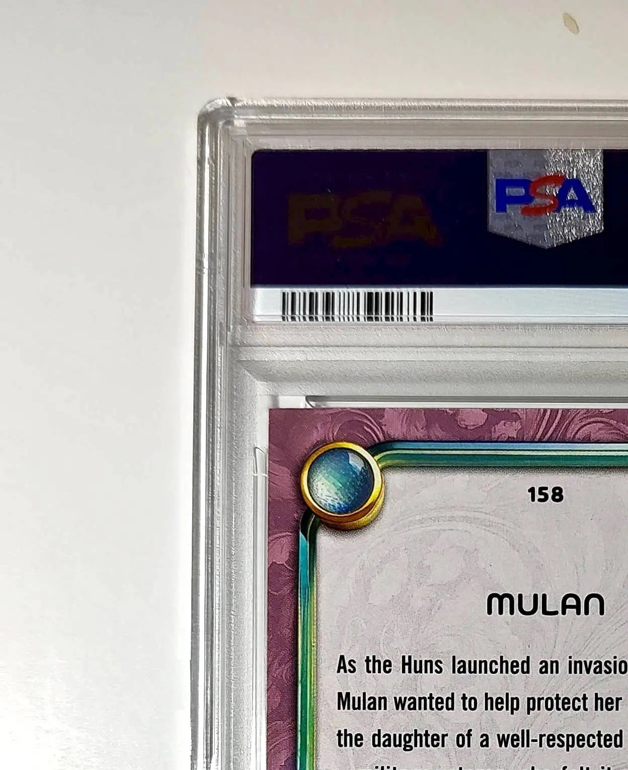 Mulan 2025 Topps Disney Cartoon Princess #158 Card Mulan PSA 10 - Non-Sports Card Single