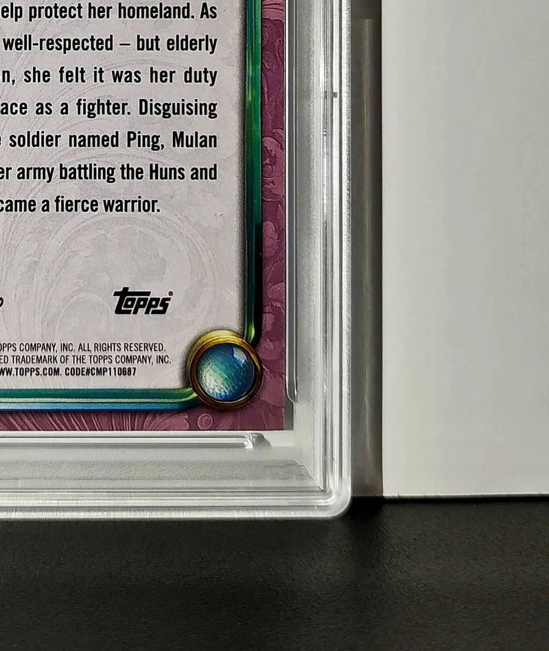 Mulan 2025 Topps Disney Cartoon Princess #158 Card Mulan PSA 10 - Non-Sports Card Single
