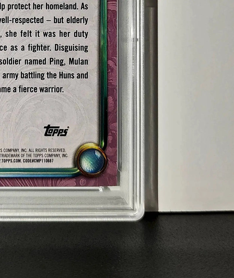 Mulan 2025 Topps Disney Cartoon Princess #158 Card Mulan PSA 10 Gem - Non-Sports Card Single