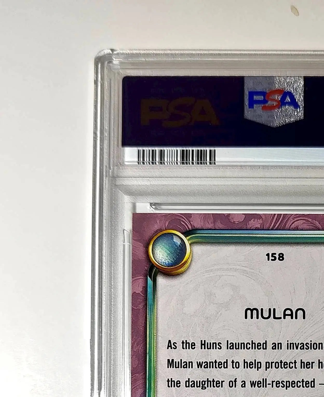 Mulan 2025 Topps Disney Cartoon Princess #158 Card Mulan PSA 10 Gem - Non-Sports Card Single