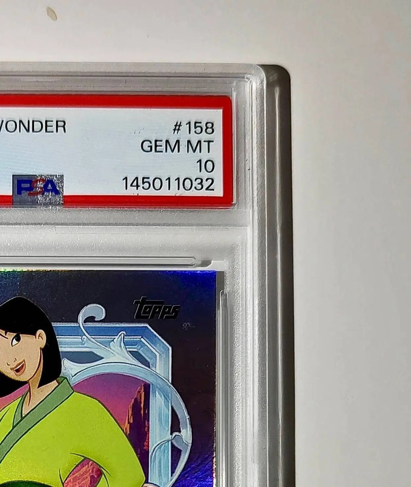 Mulan 2025 Topps Disney Cartoon Princess #158 Card Mulan PSA 10 Gem - Non-Sports Card Single