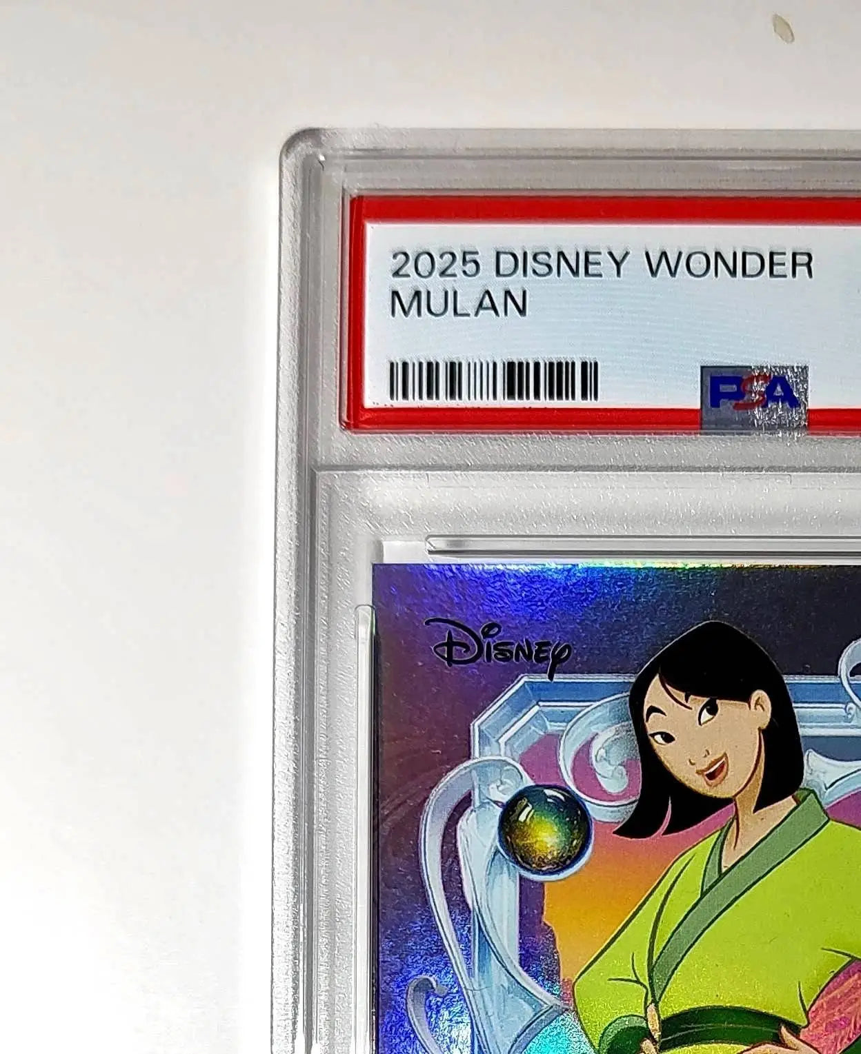 Mulan 2025 Topps Disney Cartoon Princess #158 Card Mulan PSA 10 Gem - Non-Sports Card Single