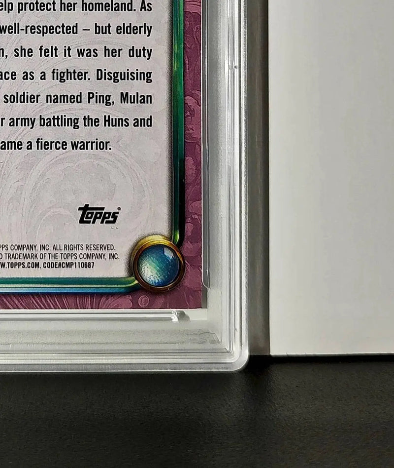 Mulan 2025 Topps Disney Cartoon Princess #158 Card Mulan PSA 9 - Non-Sports Card Single