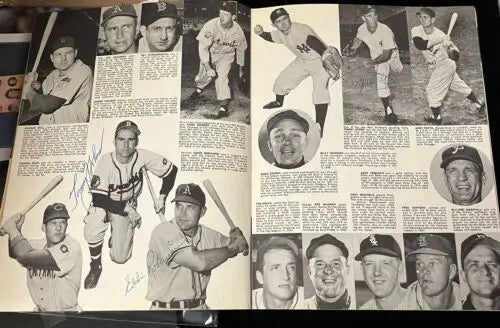 Vintage baseball yearbook featured in Multi-Signed 1963 Baseball Photo Album Volume 2