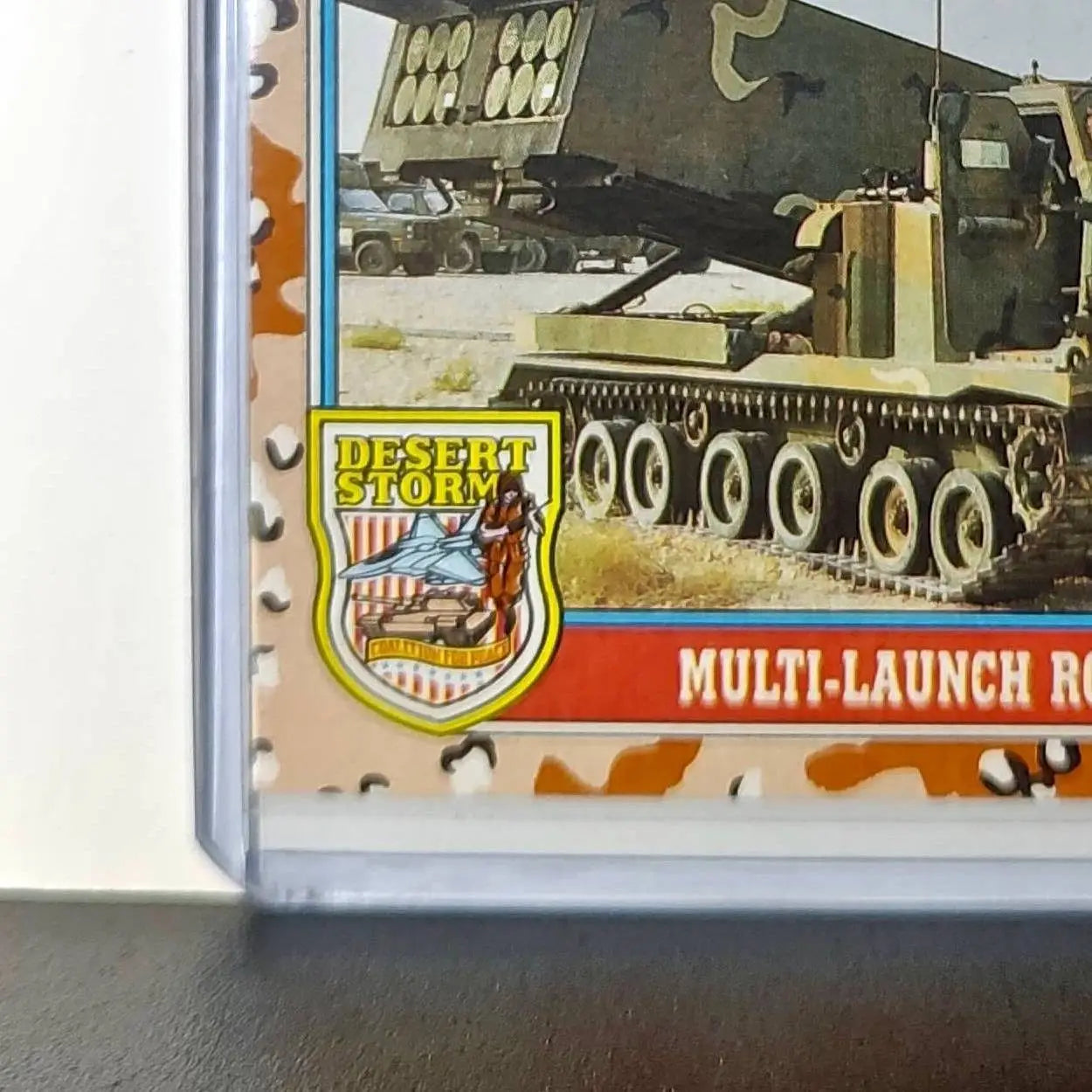 Multiple Launch Rocket System 1991 Topps Desert Storm #163 Card