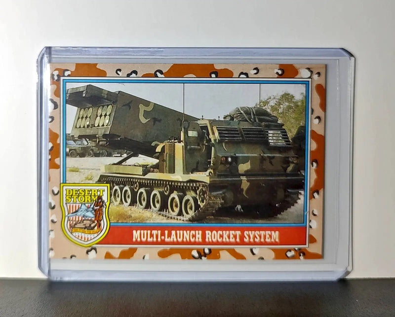 Multiple Launch Rocket System 1991 Topps Desert Storm #163 Card