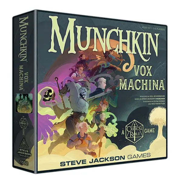 MUNCHKIN®: Critical Role - Board Game [Steve Jackson Games] - Entertainment Memorabilia