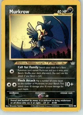 Murkrow - Neo Revelation - MP - 46/64 - Pokémon Card Single