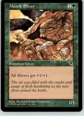Muscle Sliver - Tempest - 238 - MP Magic: The Gathering - Magic Card Single