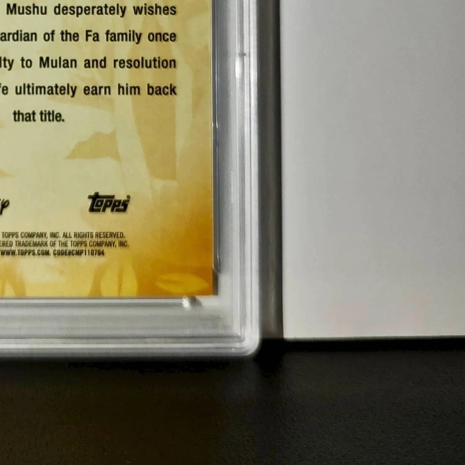 Mushu 2025 Topps Disney #FF-16 Furry Friends Card Mulan PSA 10 - Non-Sports Card Single