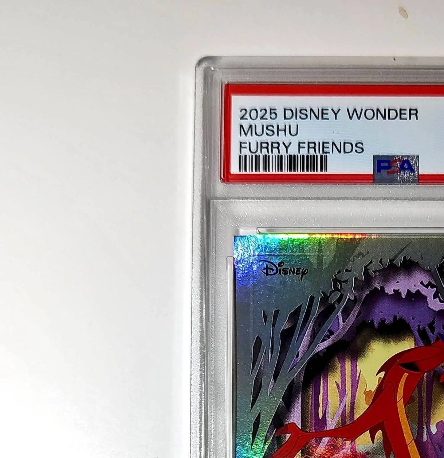 Mushu 2025 Topps Disney #FF-16 Furry Friends Card Mulan PSA 8 - Non-Sports Card Single