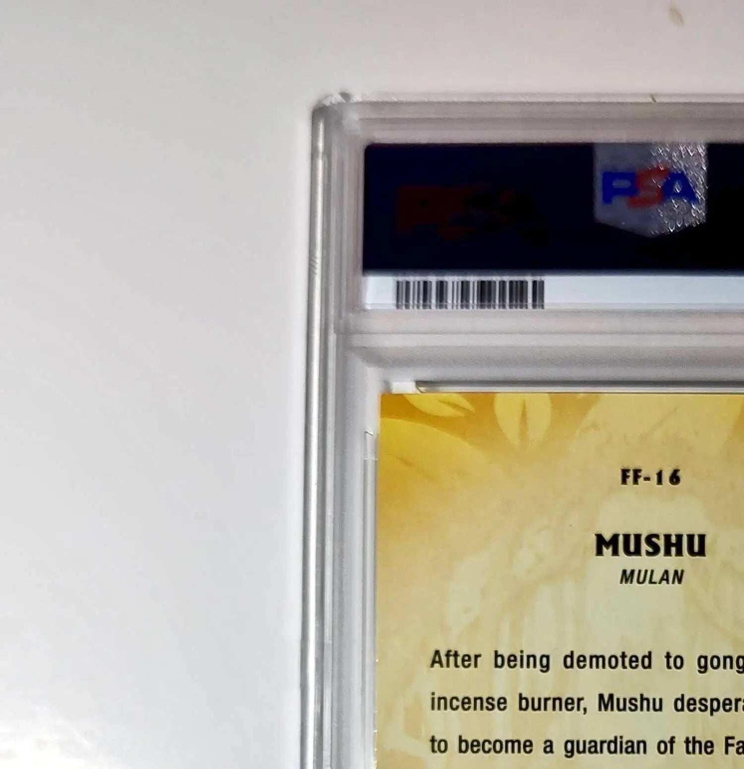 Mushu 2025 Topps Disney #FF-16 Furry Friends Card Mulan PSA 8 - Non-Sports Card Single