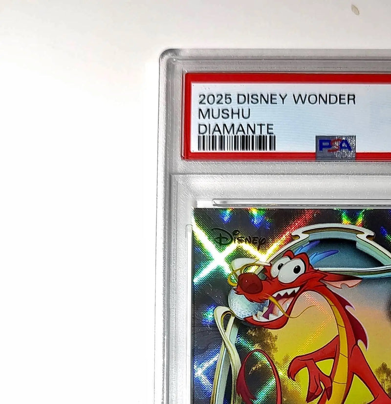 Mushu 2025 Topps Disney Wonder #63 Winter Variant Card Mulan PSA 7 - Non-Sports Card Single