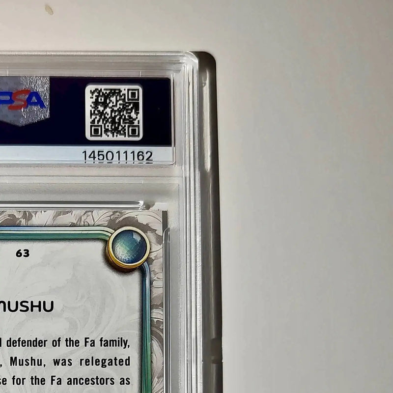 Mushu 2025 Topps Disney Wonder #63 Winter Variant Card Mulan PSA 7 - Non-Sports Card Single