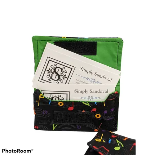 Musical Notes design Re-useable *gift card holder * business card holde ID:33268 - General Merchandise