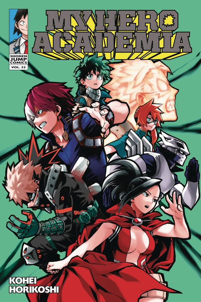 My Hero Academia manga cover for MY HERO ACADEMIA GN VOL 22 display