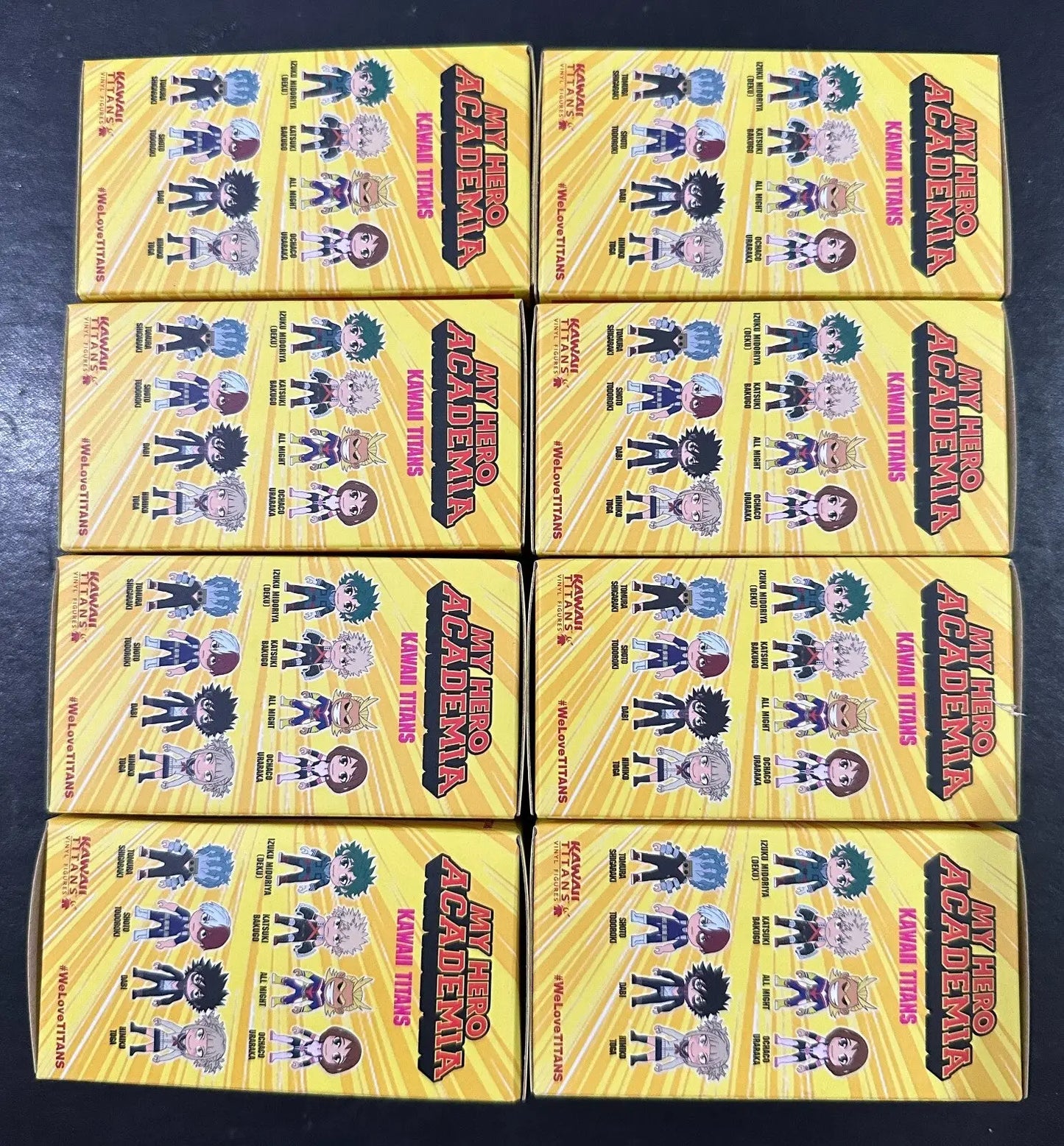 MY HERO ACADEMIA TITANS MINI FIGURE WINDOW BOX SET of 8 - Action Figure & Toy
