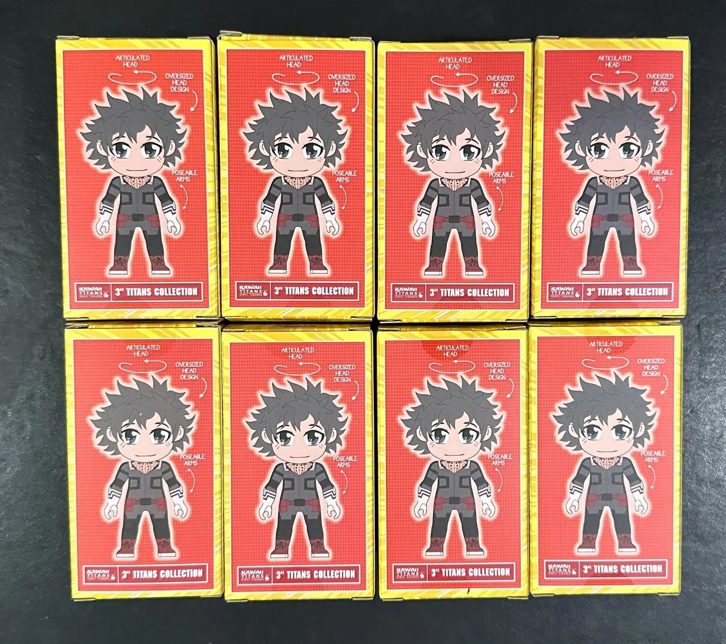 MY HERO ACADEMIA TITANS MINI FIGURE WINDOW BOX SET of 8 - Action Figure & Toy