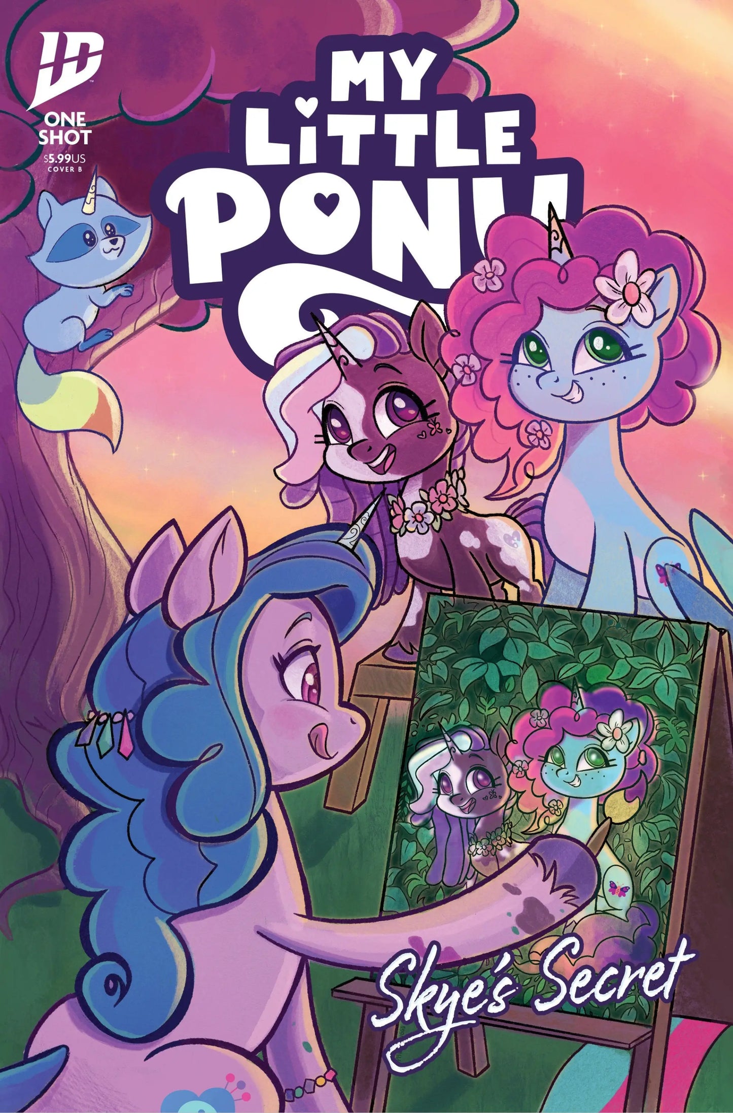My Little Pony comic book Pony Skye’s Secret Variant B Scruggs featuring secret variant design