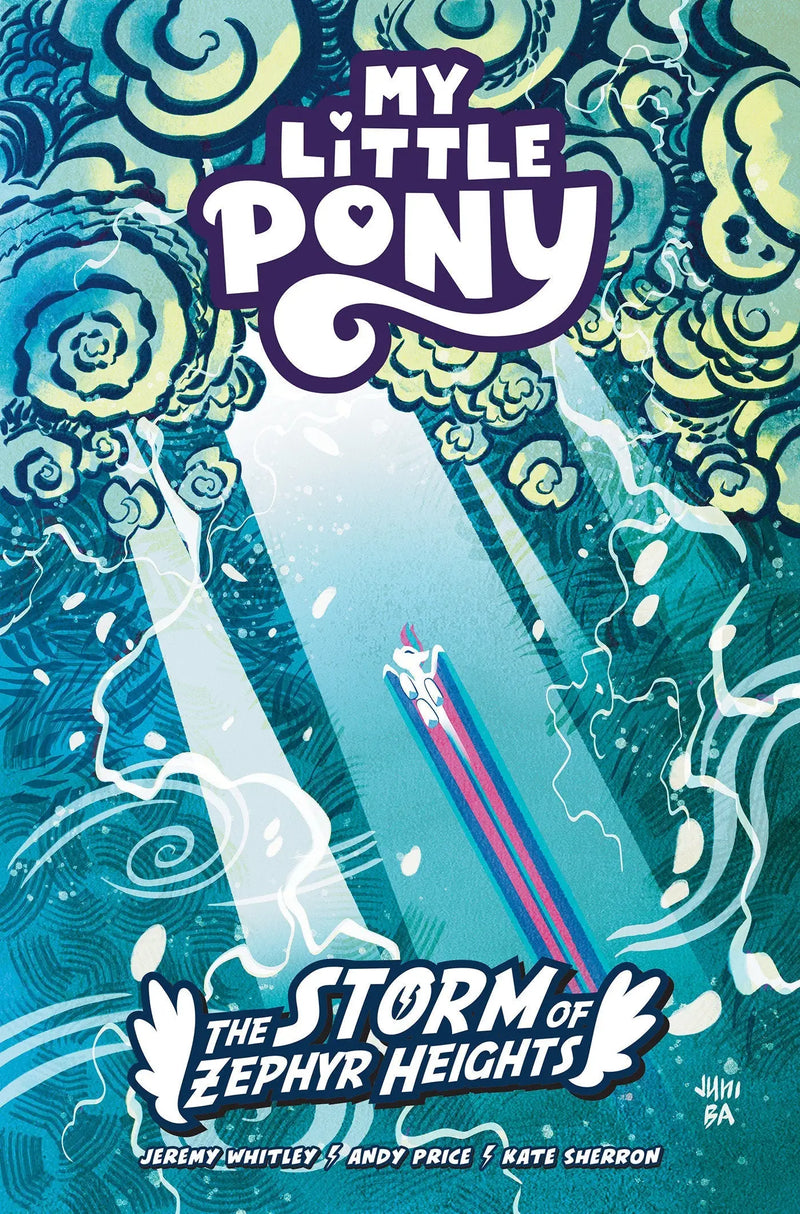 My Little Pony comic book cover featuring Zephyr Heights and Queen Haven
