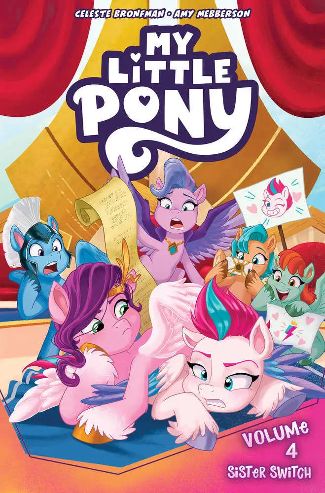 My Little Pony Volume 4 Sister Switch comic book featuring the Sister Switch theme