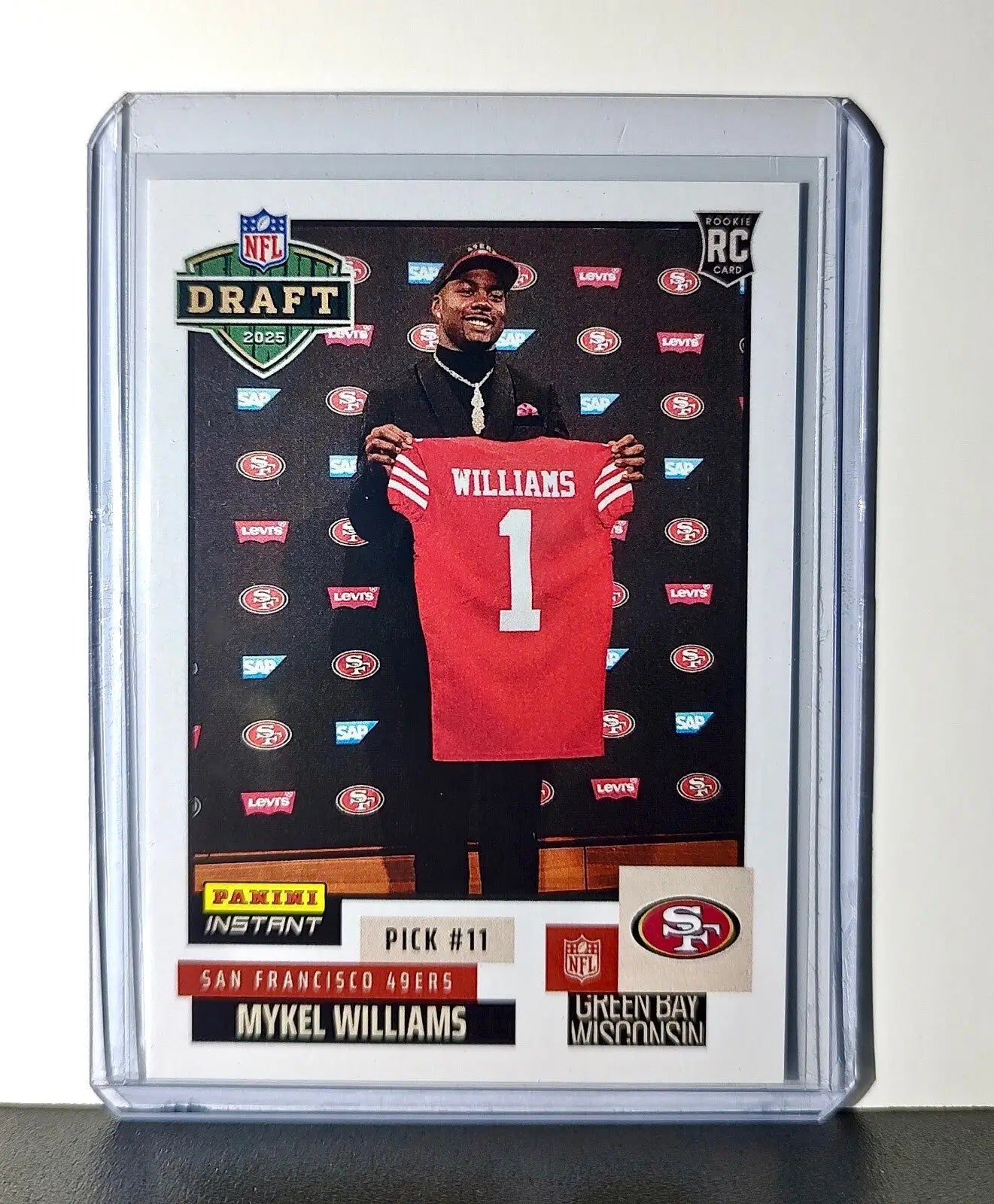 Mykel Williams Rookie 2025 NFL Draft #8 Card San Francisco 49ers 1 of 755