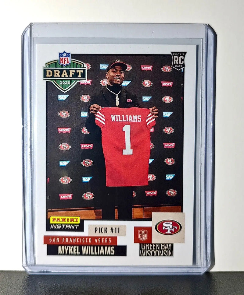 Mykel Williams Rookie 2025 NFL Draft #8 Card San Francisco 49ers 1 of 755