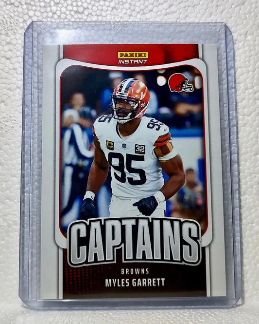 Myles Garrett 2023 Panini NFL Captain #8 Football Card Cleveland Browns 1/331 - Football Card Single