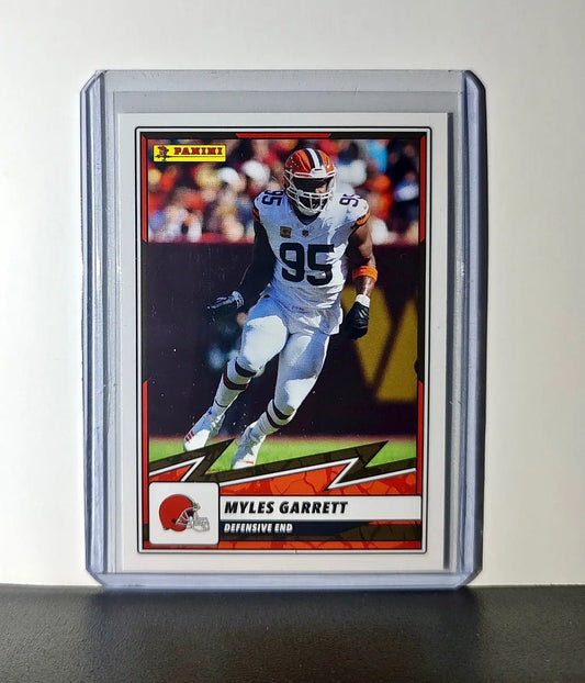 Myles Garrett 2025 Panini NFL #24 Sticker Card Cleveland Browns - Football Card Single