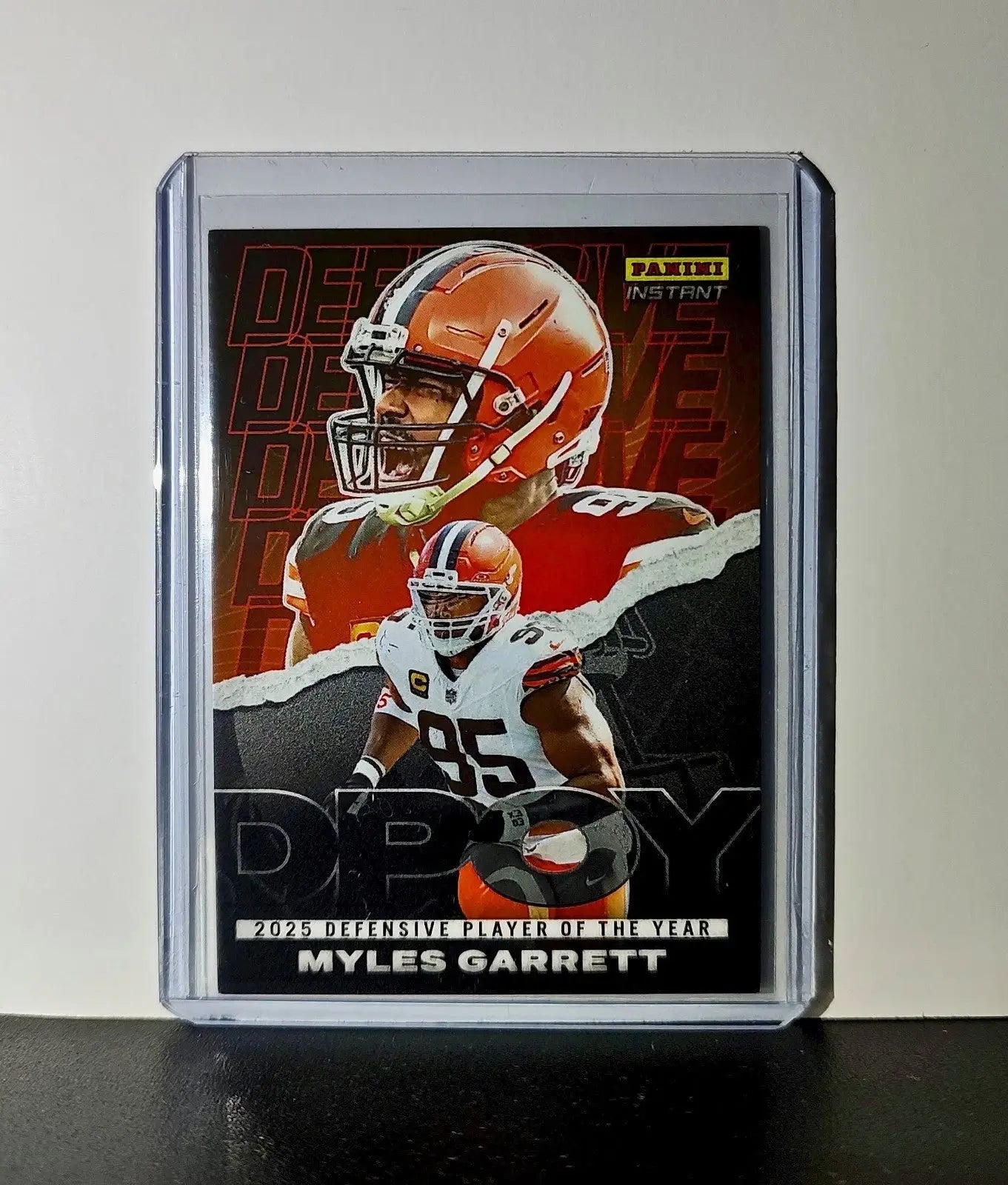 Myles Garrett 2025 Panini NFL Defensive Player of the Year Card Browns 1 of 449 - Football Card Single