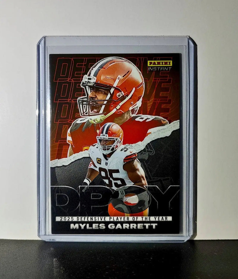 Myles Garrett 2025 Panini NFL Defensive Player of the Year Card Browns 1 of 449 - Football Card Single