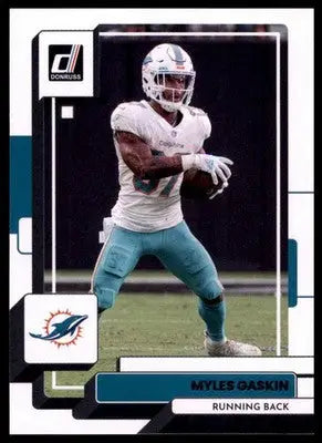 Myles Gaskin 2022 Donruss #126 Miami Dolphins - Football Card Single