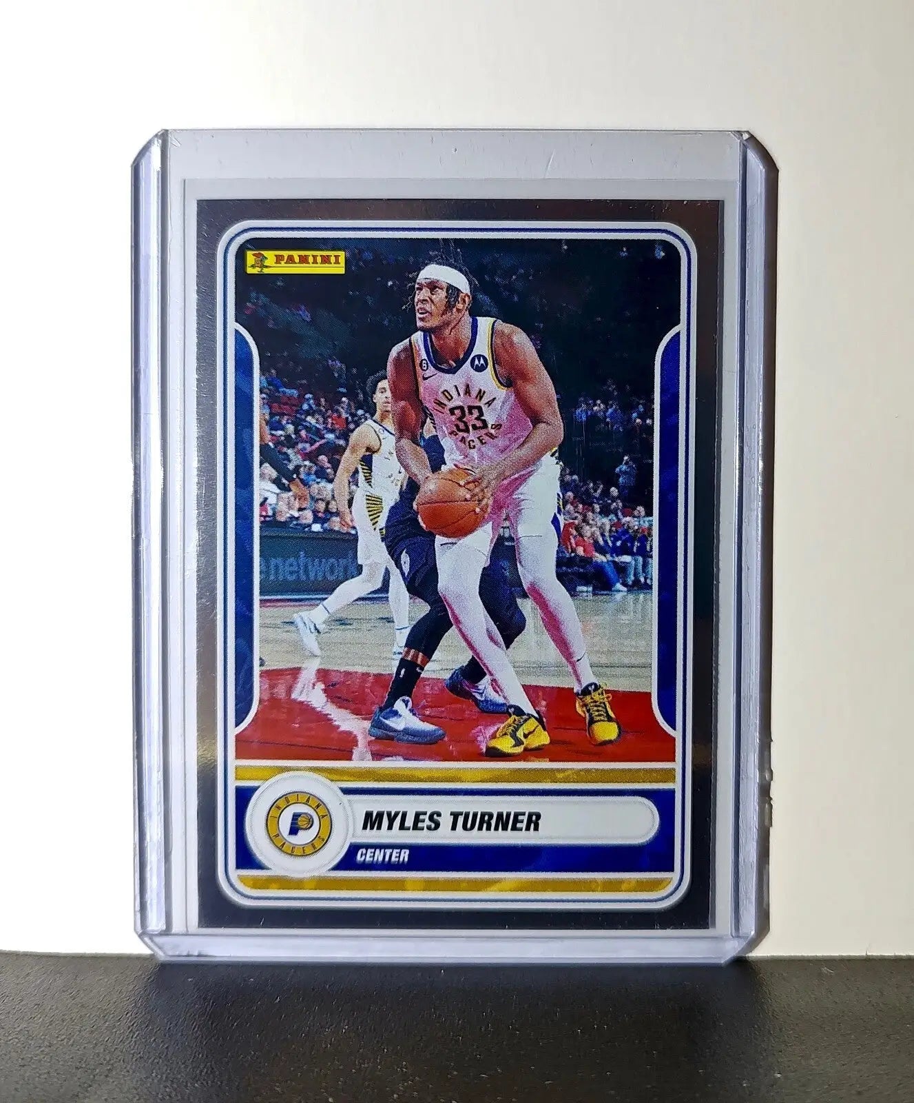 Myles Turner 2023-24 Panini NBA #27 Foil Sticker Card Indiana Pacers - Basketball Card Single