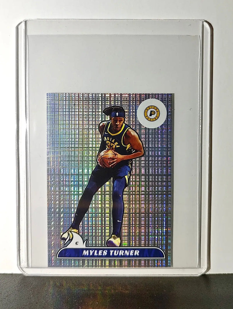 Myles Turner 2024-25 Panini NBA #201 Foil Sticker Card Indiana Pacers